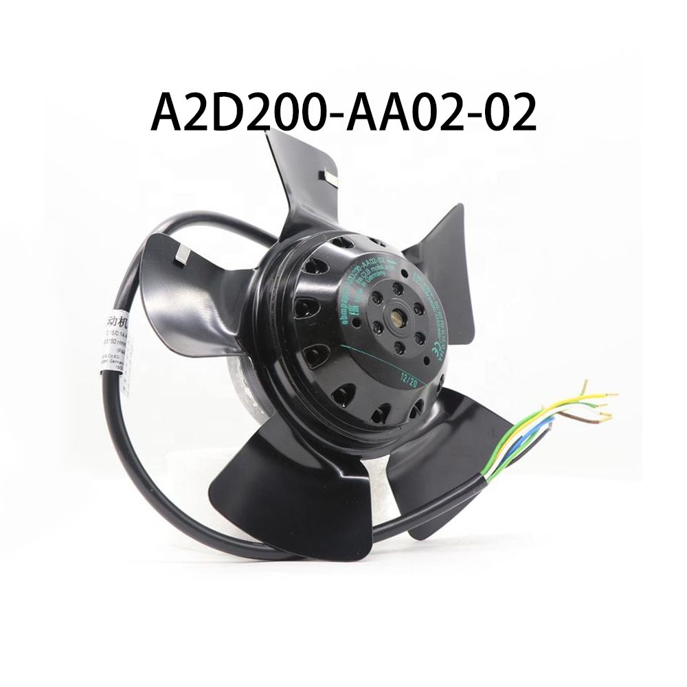 A2D200-AA02-02 Ebm-paps 230/400V 2800/3150RPM φ200MM Freezer/Condenser Fan