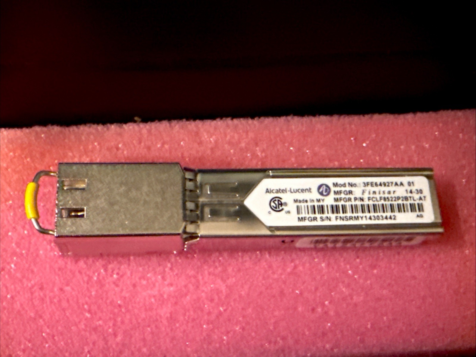 Nokia (Alcatel-Lucent) 3FE64927AA Compatible 10/100/1000Mbps Copper SFP