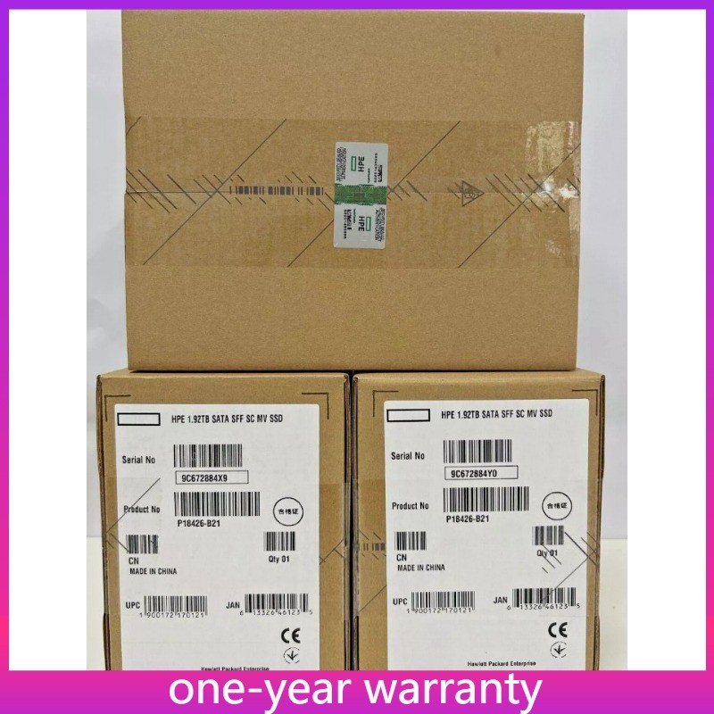 NEW HPE P18426-B21 P18484-001 SATA 1.92TB 6G 2.5" SFF RI G8 G9 Gen10 Server SSD