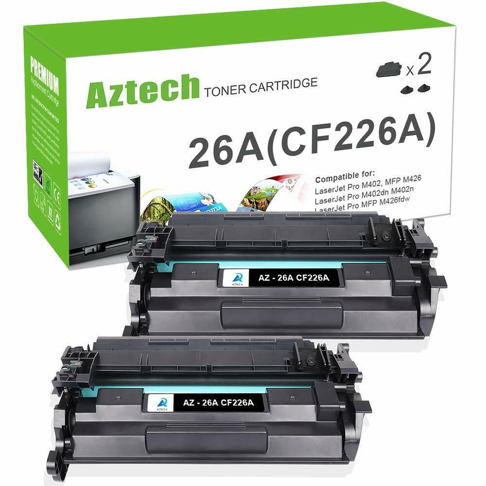2x CF226A Ink Toner Compatible With HP 26A LaserJet Pro M402dn M402n M426fdw MFP