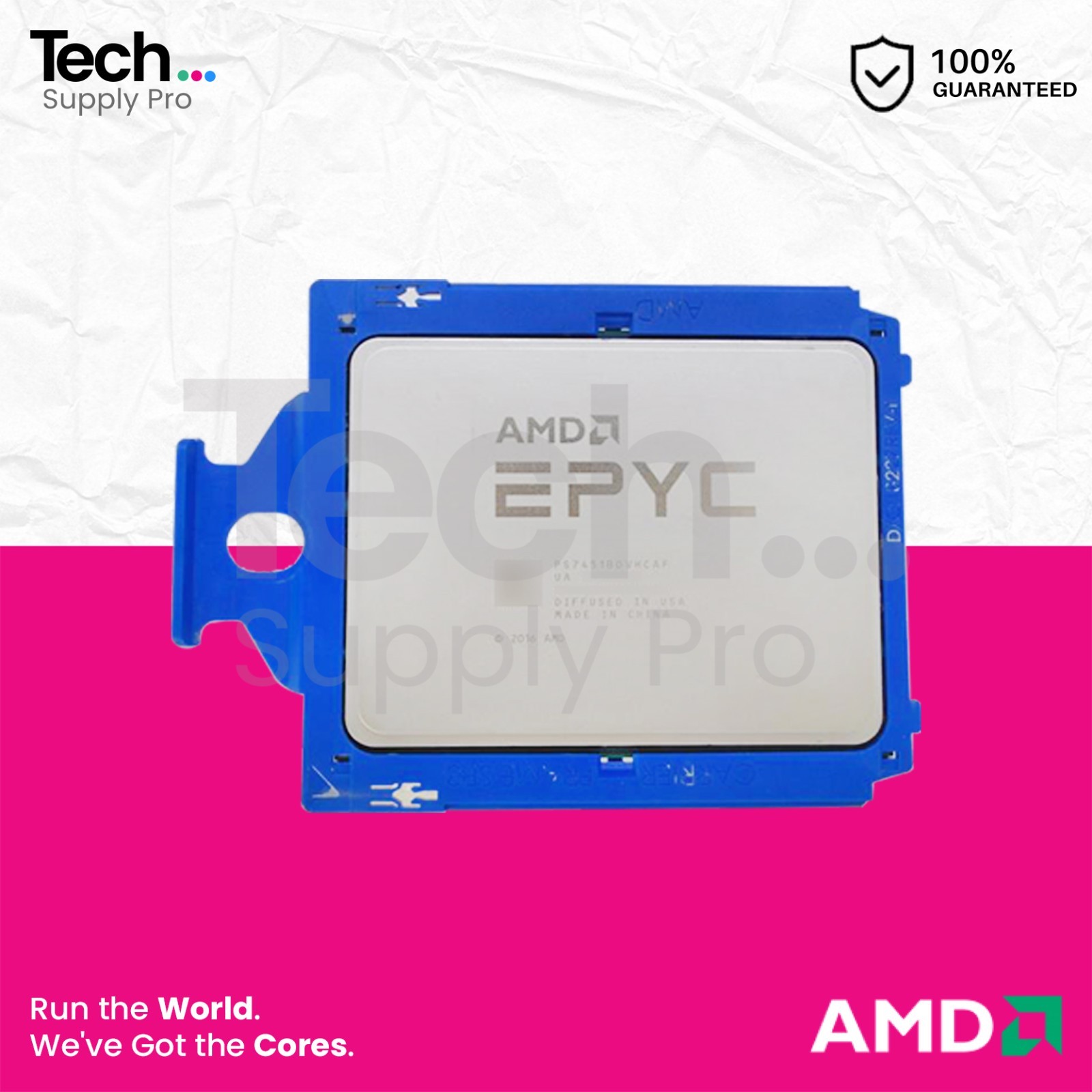 PS7451BDVHCAF AMD EPYC 7451 24-Core 2.30GHz 64M SP3 180W Unlocked Processor