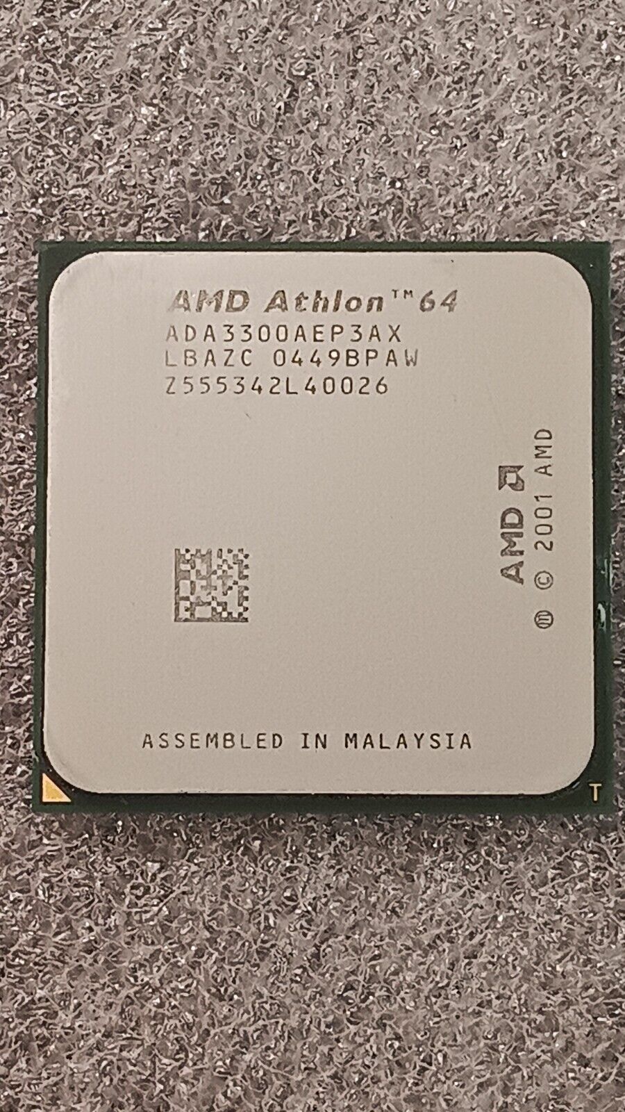 ADA3300AEP3AX AMD ATHLON 64 3300+ SOCKET 754 2.40GHZ