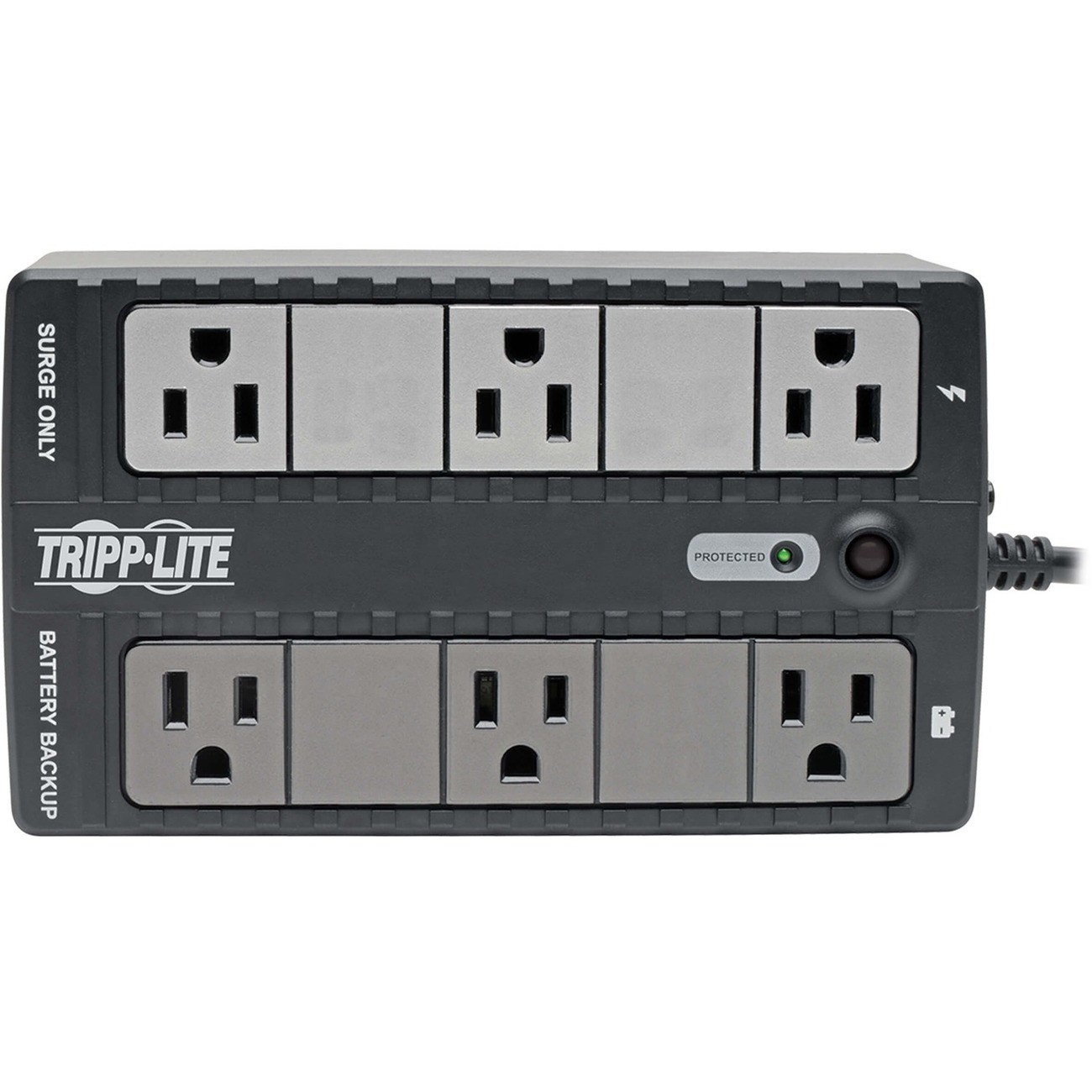 Tripp Lite INTERNET350U 350VA 210W UPS Battery Backup 6 Outlets Black