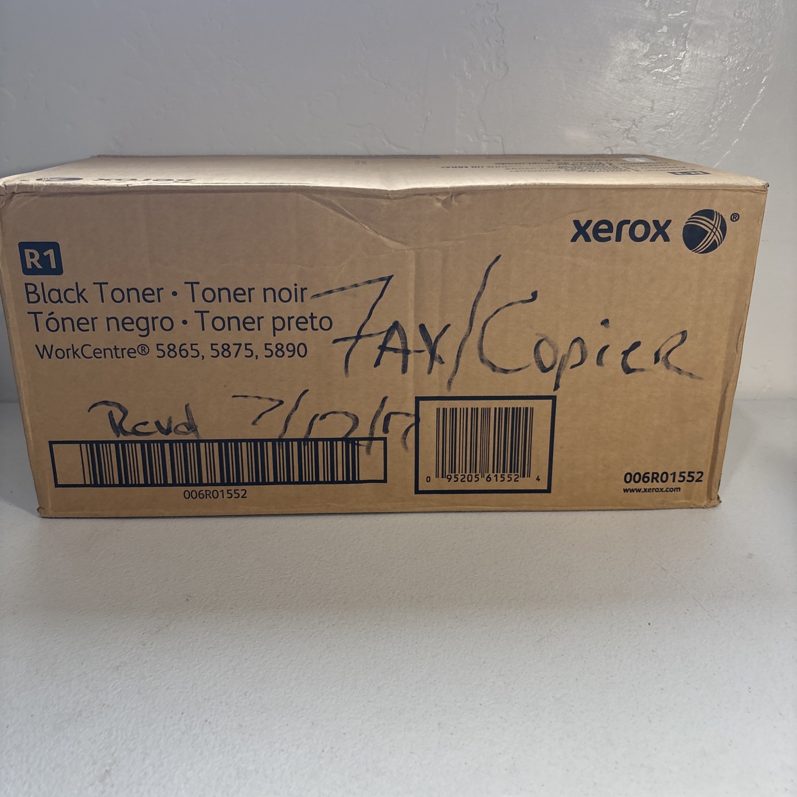 Xerox 006R01552 WorkCentre 5865/5875/5890, 5865i/5875i/5890i Black Toner