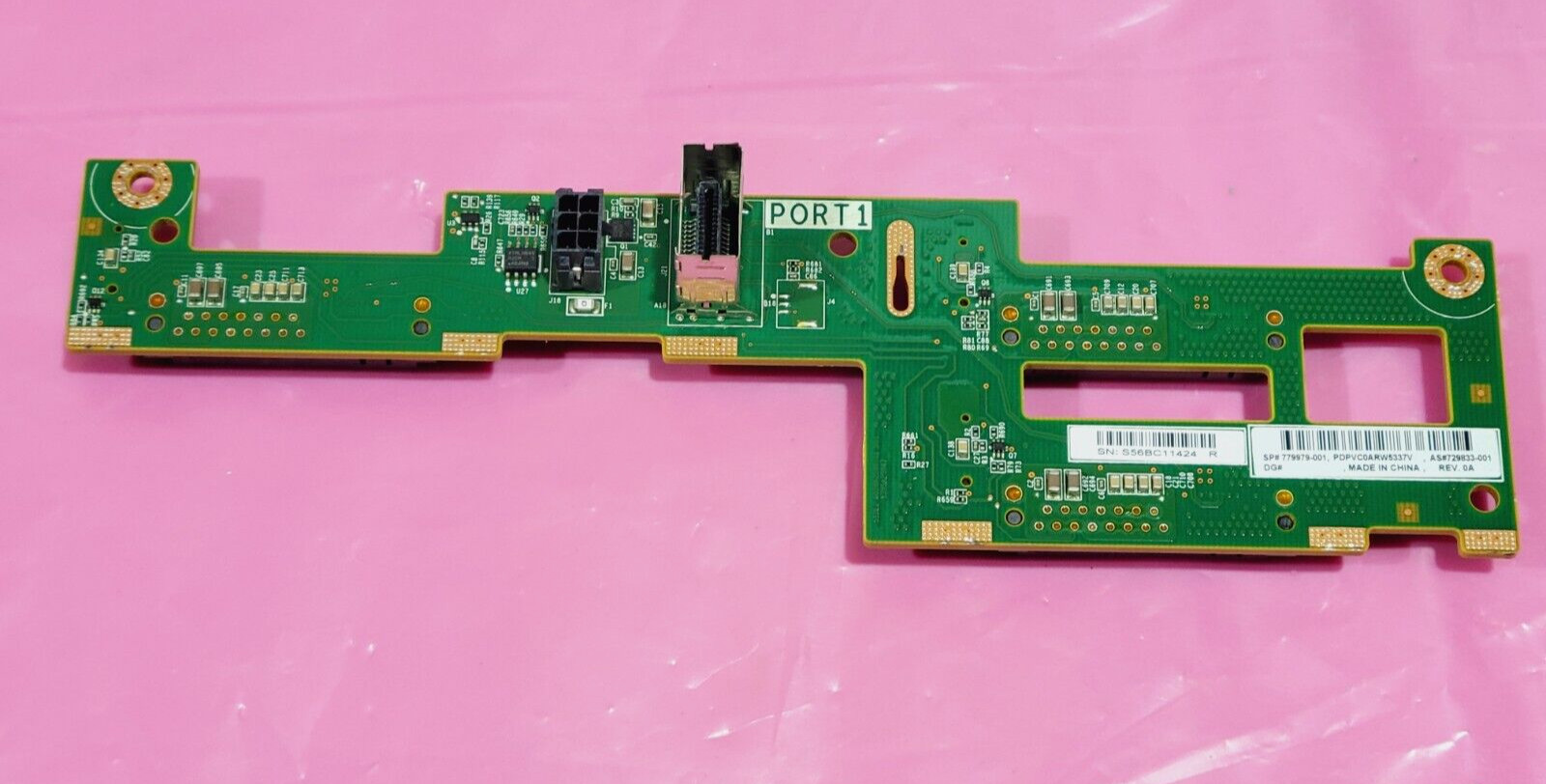 HP ProLiant DL380 G9 3-Bay LFF SAS SATA Backplane Board 779979-001