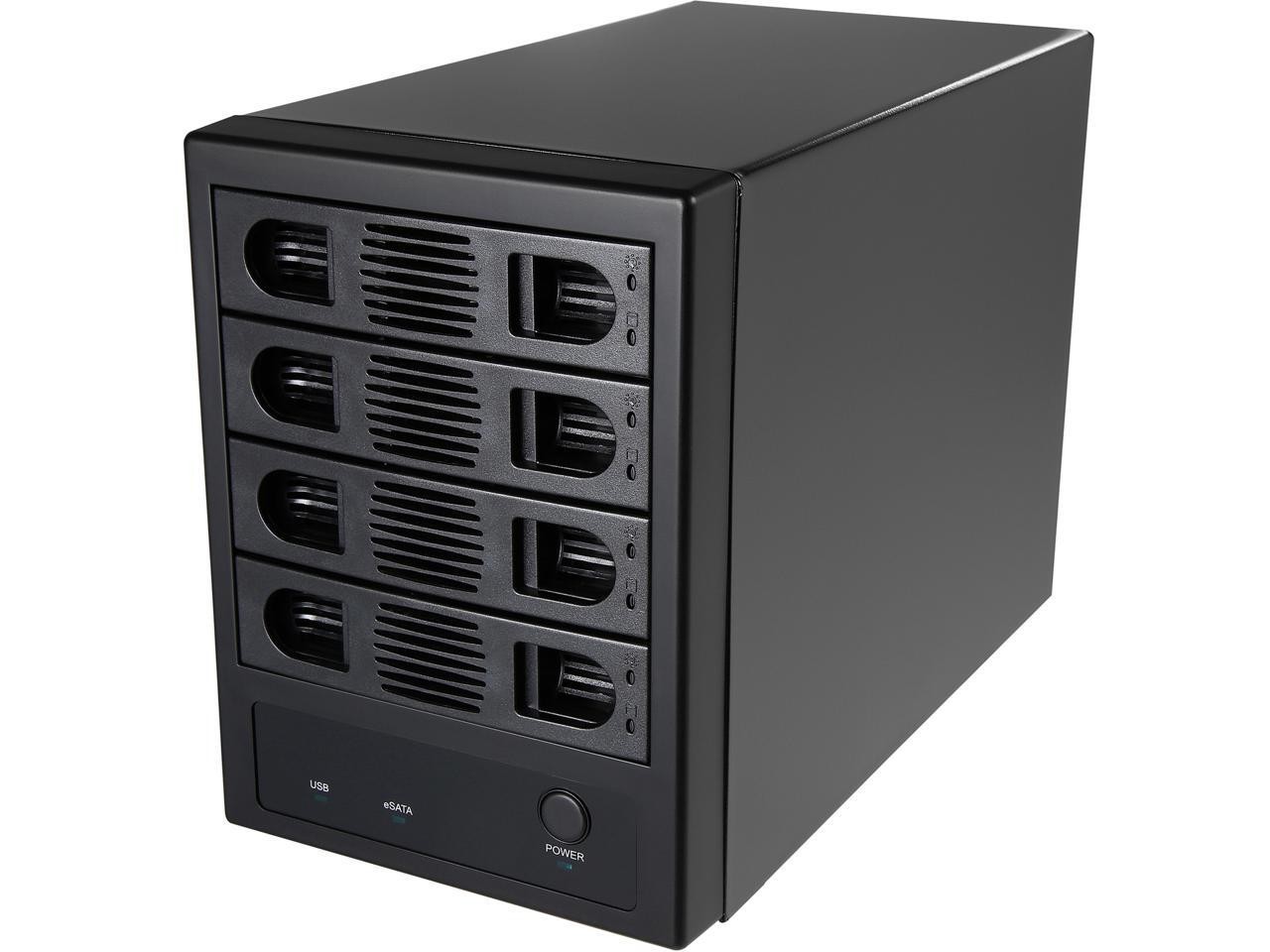 SYBA SY-ENC50104 4 Bay 3.5" SATA III HDD NON-RAID Enclosure -Supports USB 3.0 &
