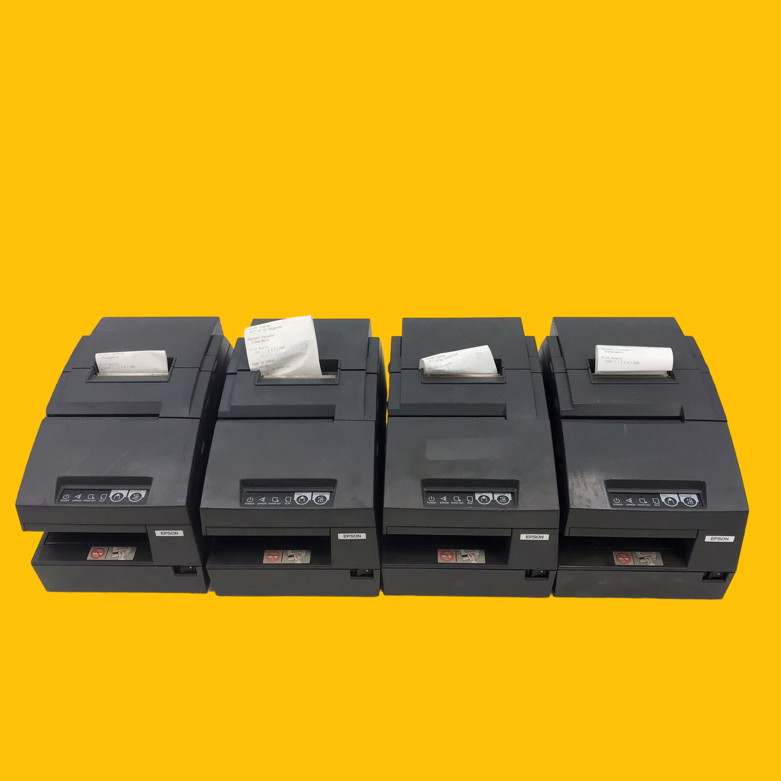 LOT OF 4 Epson M147G TM-H6000III Thermal Monochrome POS Printers