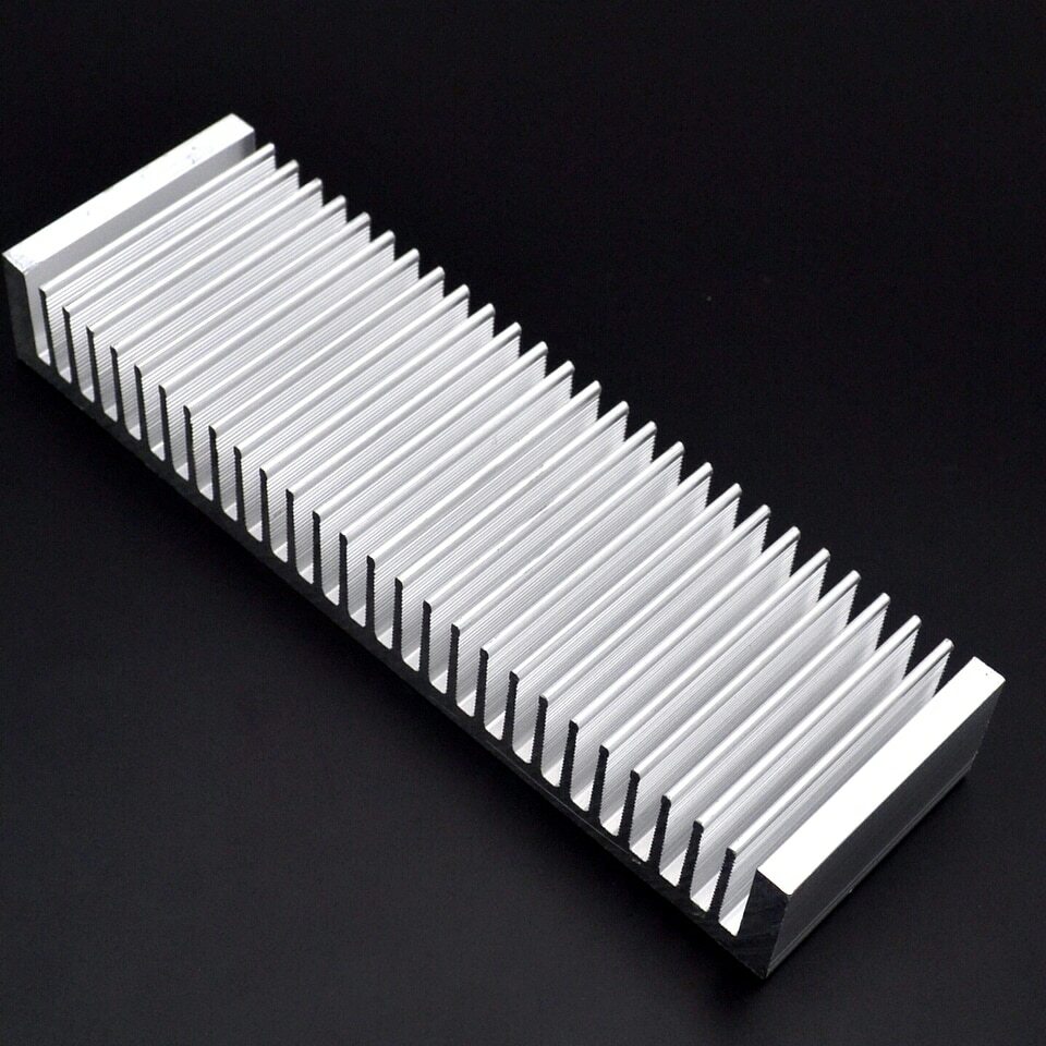 2pcs Heat sink 200*70*30MM (silver) high-quality ultra-thick aluminum radiator