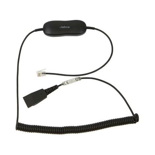 Jabra 88001-04 GN1216 COILED CORD HEADSET ADAP FOR AVAYA 1600/9600 DESK PHONES