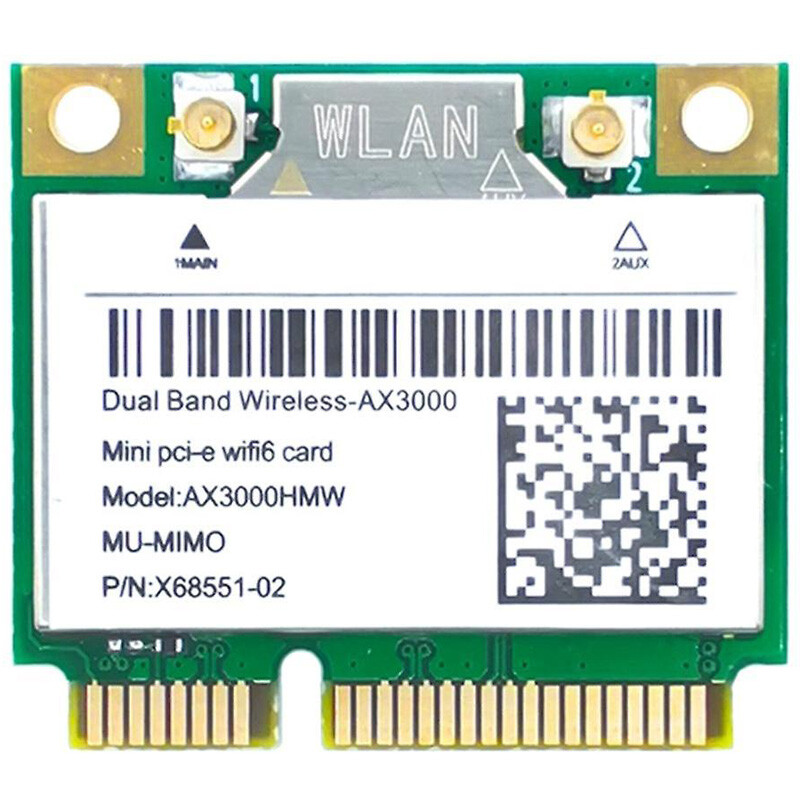 AX200 Mini PCIe Wireless Network PC Card WiFi6 Bluetooth AX200HMW Adapter AX3000