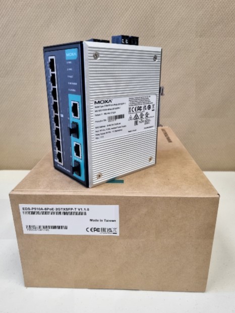 MOXA EDS-P510A-8POE-2GTXSFP-T Managed Ethernet Switch 8-Port PoE Gigabit SFP