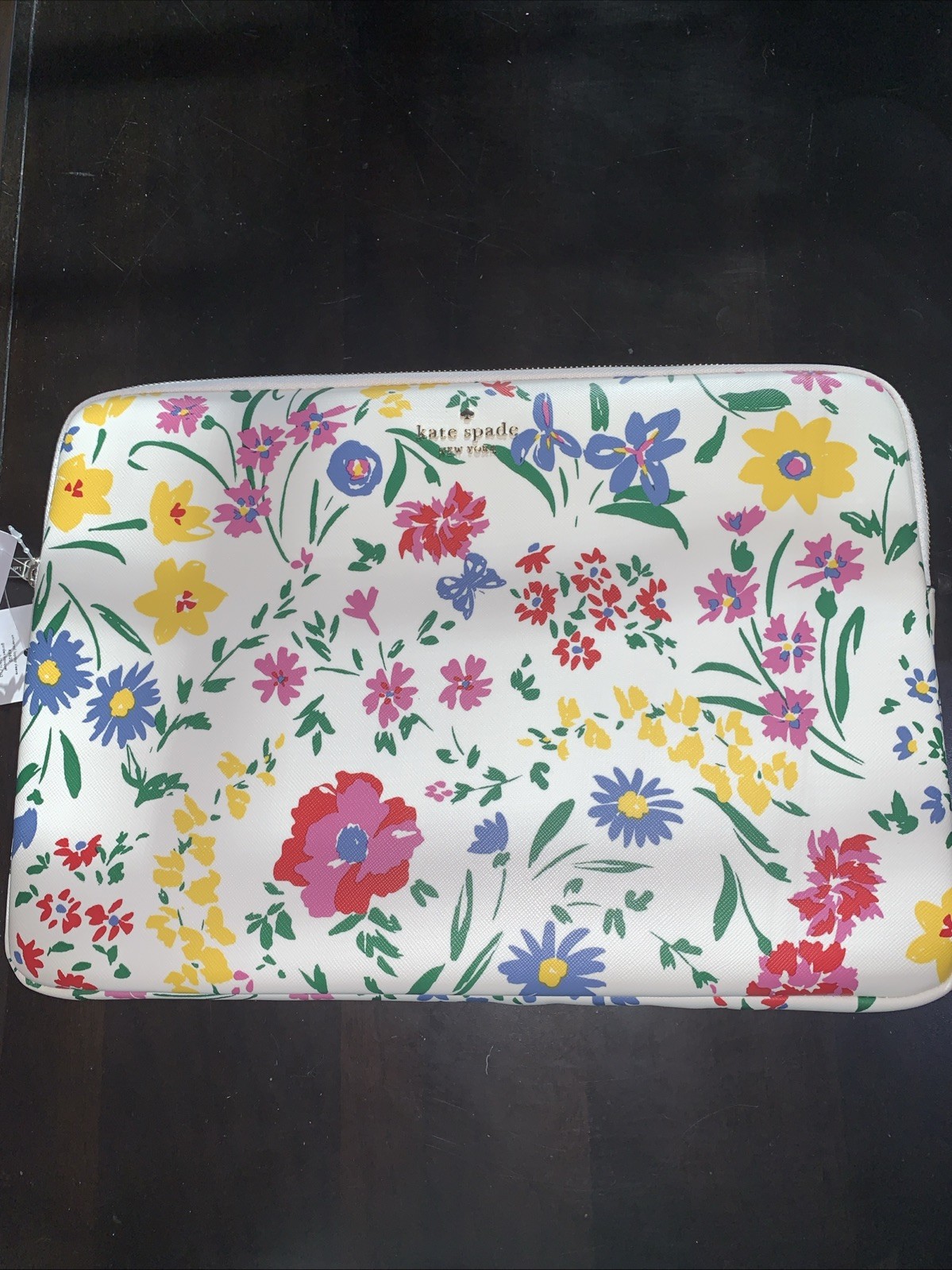 NEW Kate Spade Garden Bouquet Laptop Sleeve - Floral Cream Multi NWT