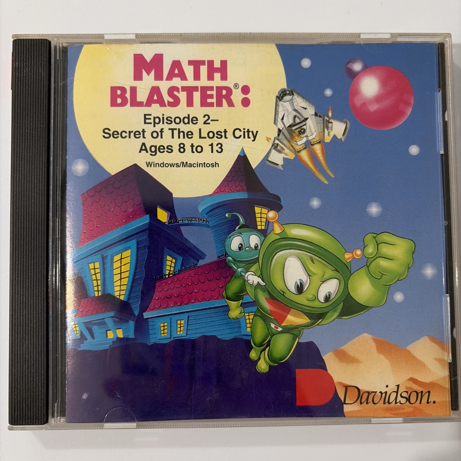 Math Blaster Episode 2 Secret of the Lost City PC windows Computer Learning Game