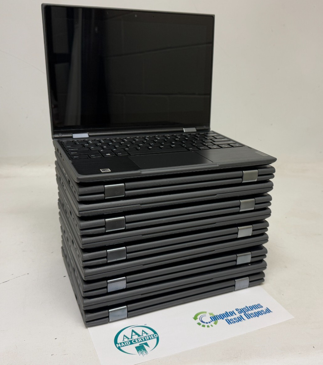Lenovo 300e 2in1 11.6" (N5030 1.10GHz- 4GB RAM - NO OS/HDD) - Lot of 10 *