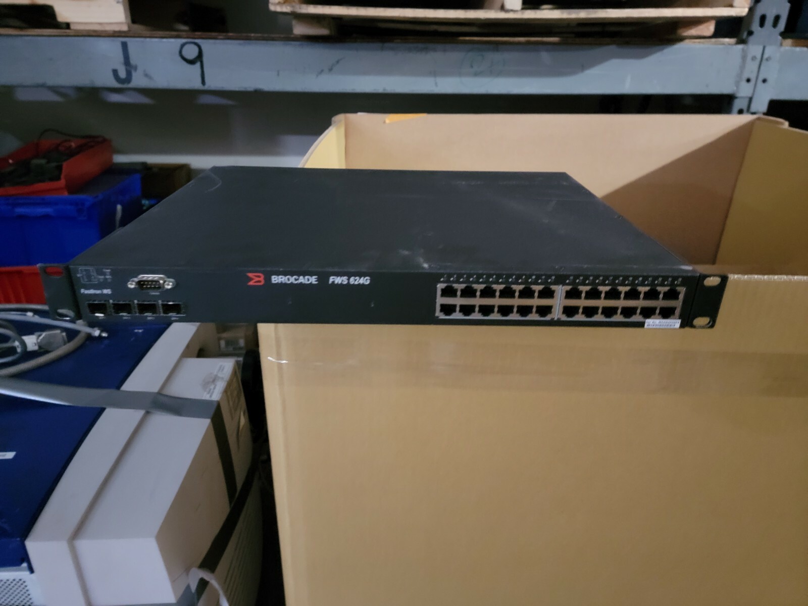  BROCADE/Foundry FWS624G Gigabit Switch 24 1000BaseT plus 4 Combo/SFP