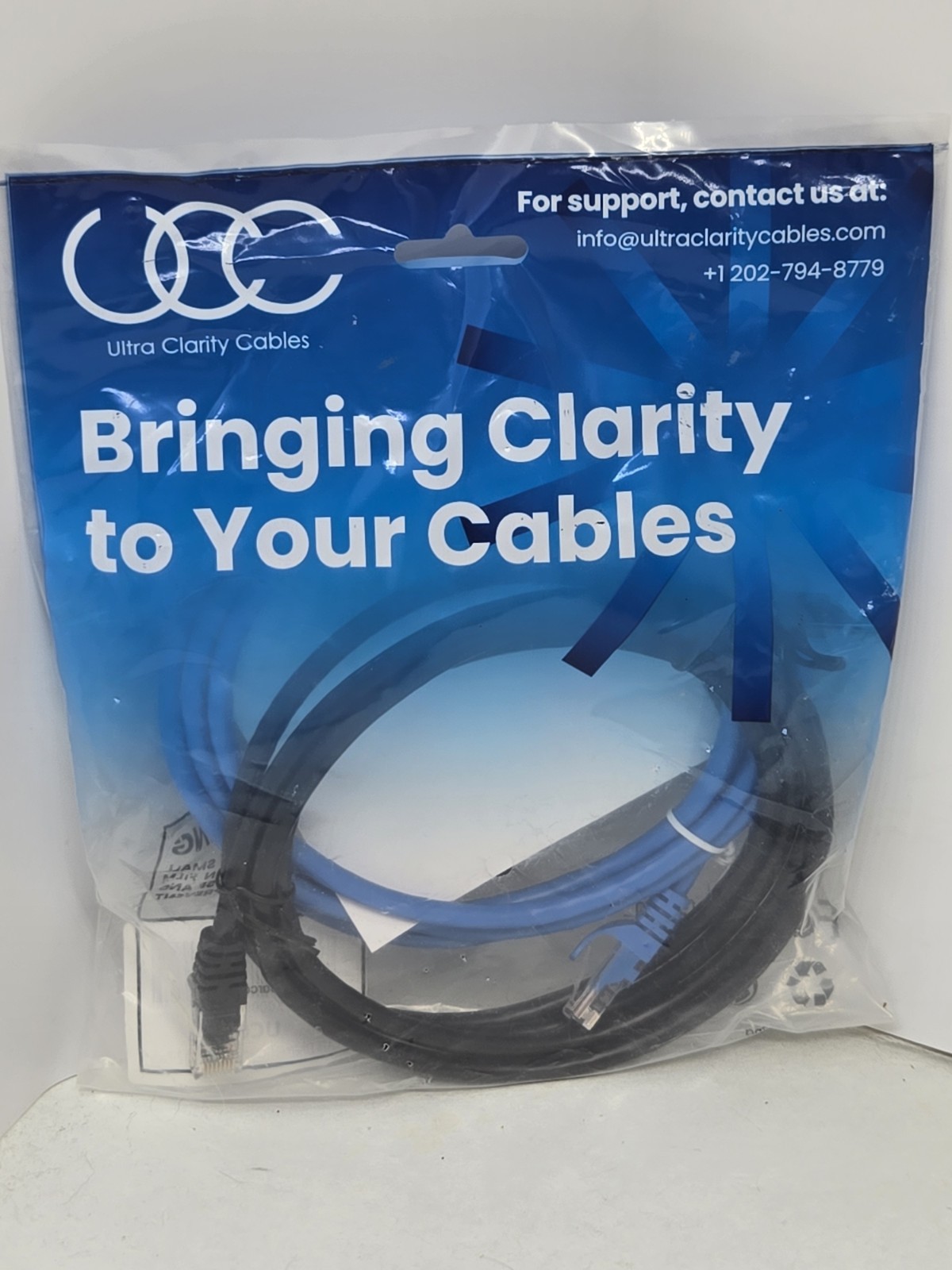 Ultra Clarity Cables CAT6 Ethernet Network Cable (6 ft) 2-Pack