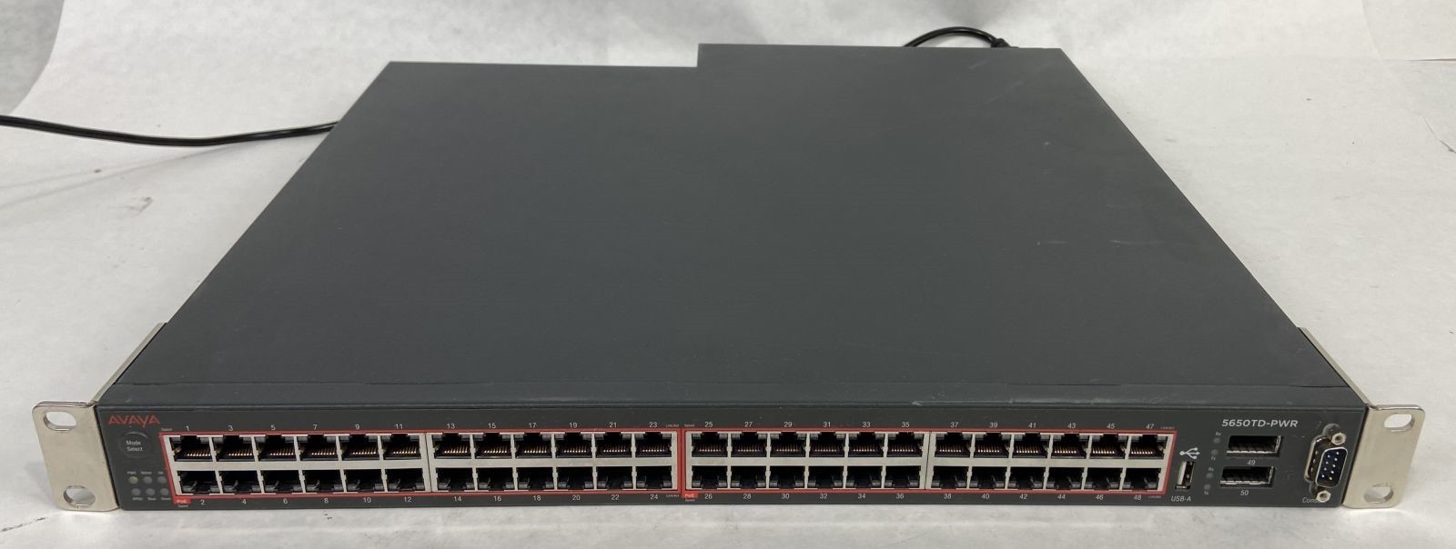Avaya 5650TD-PWR 48-Port POE Gigabit Ethernet Switch 2x-XFP
