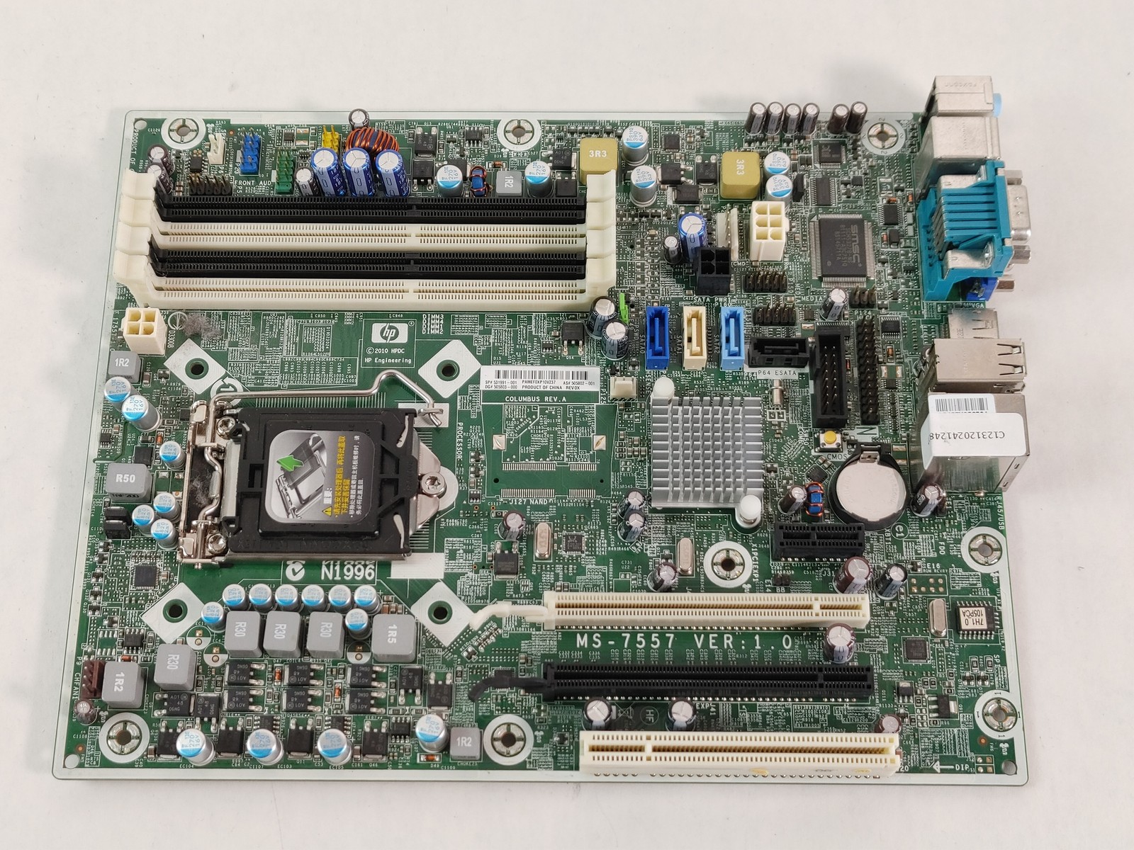 Lot of 5 HP Elite 8100 SFF LGA 1156 DDR3 SDRAM Desktop Motherboard 505802-001