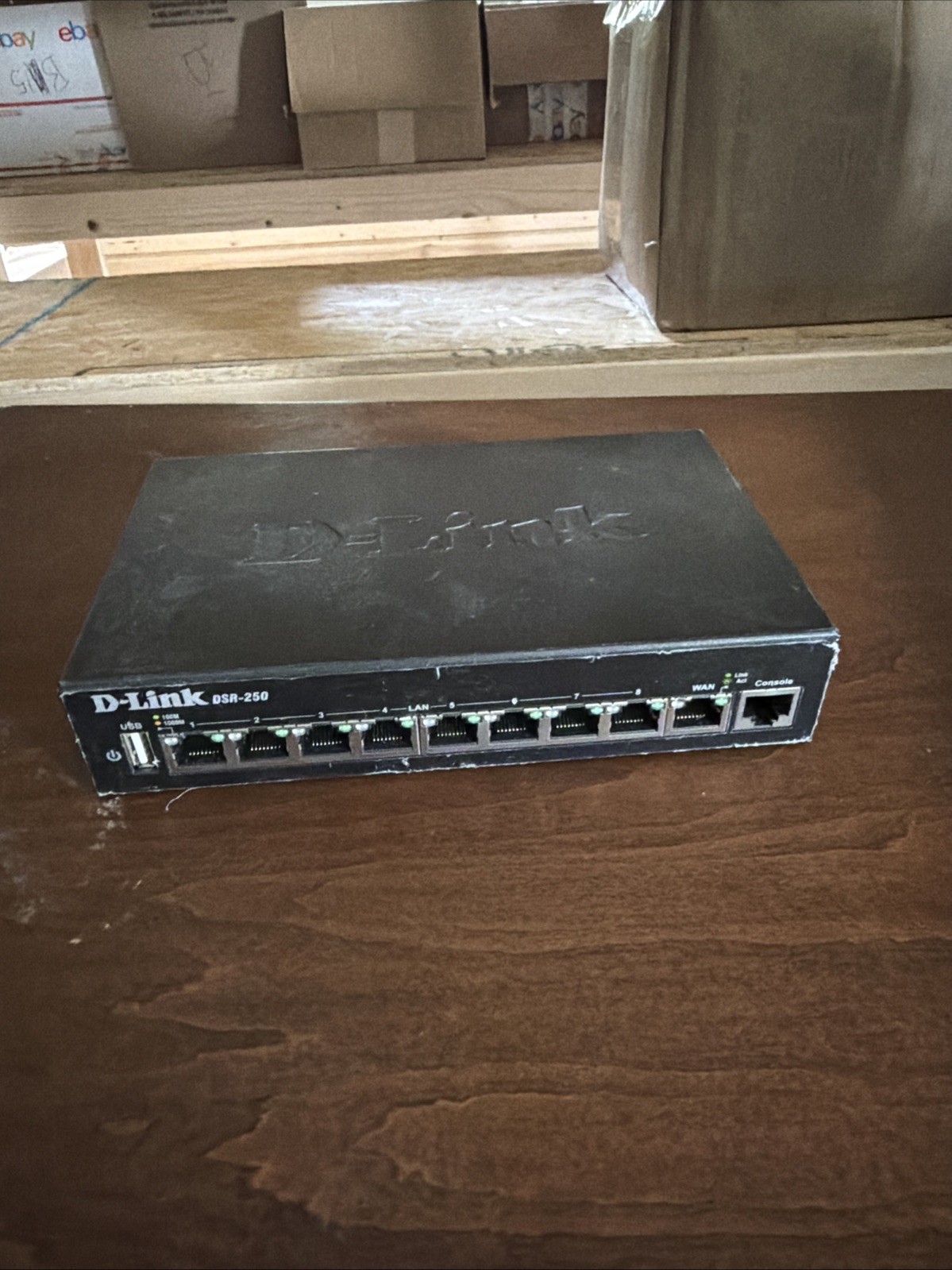 D-Link DSR-250 8-port Gigabit SSL VPN Unified Services Router Tested