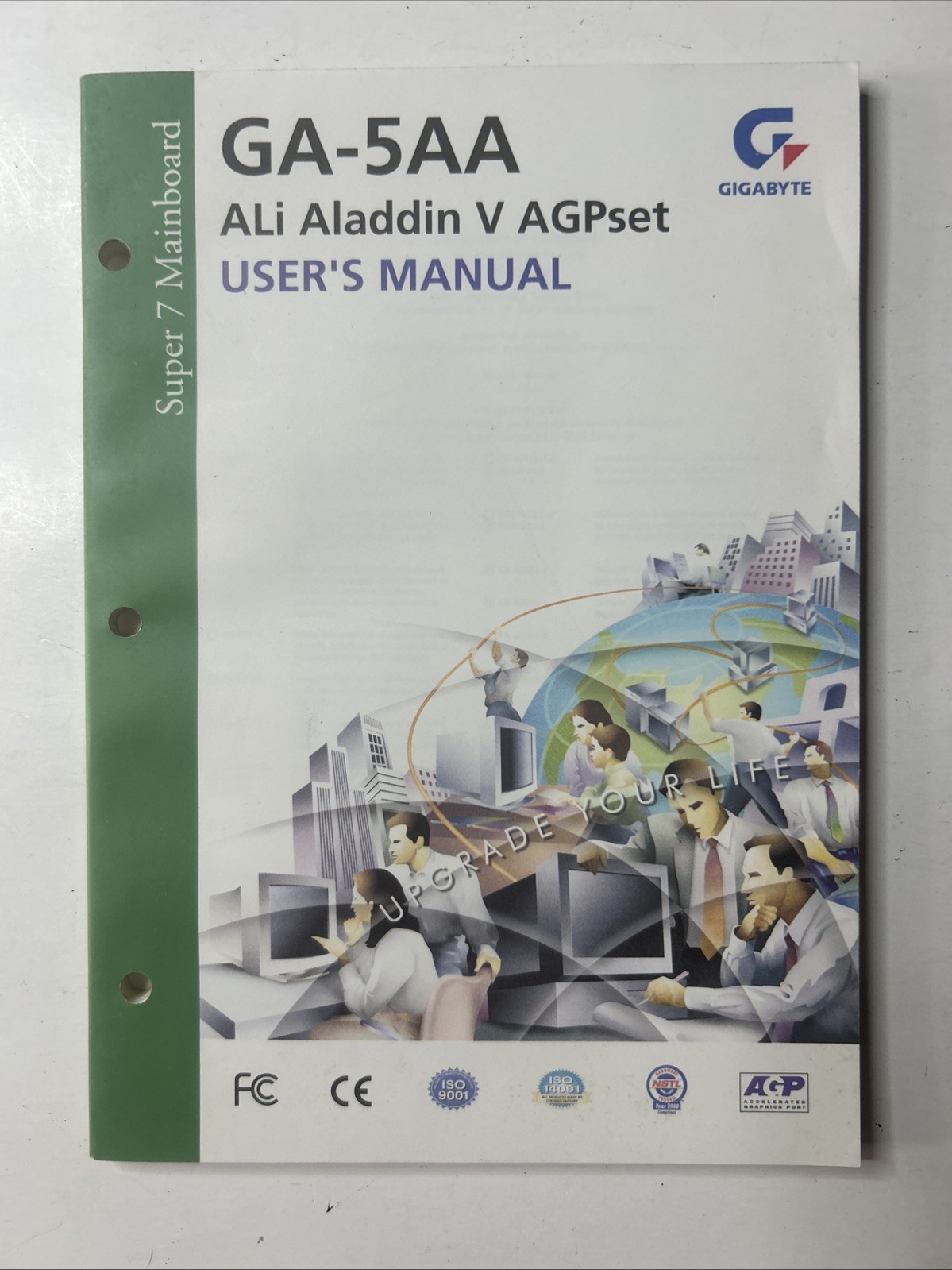 Gigabyte GA-5AA User Manual 1998 Rev 2.2 First Edition Super Socket 7 Book