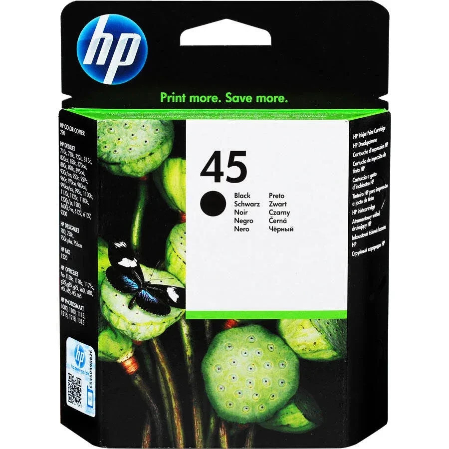 HP 51645A (45) Black Original Cartridge - Deskjet 710c / 720c