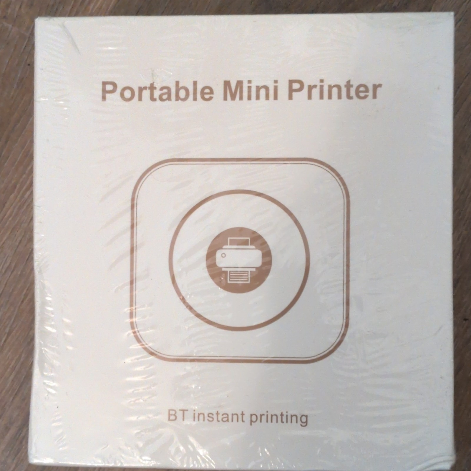 BT Portable Mini Mobile Printer Bluetooth Thermal Inkless B&W 203 DPI A4