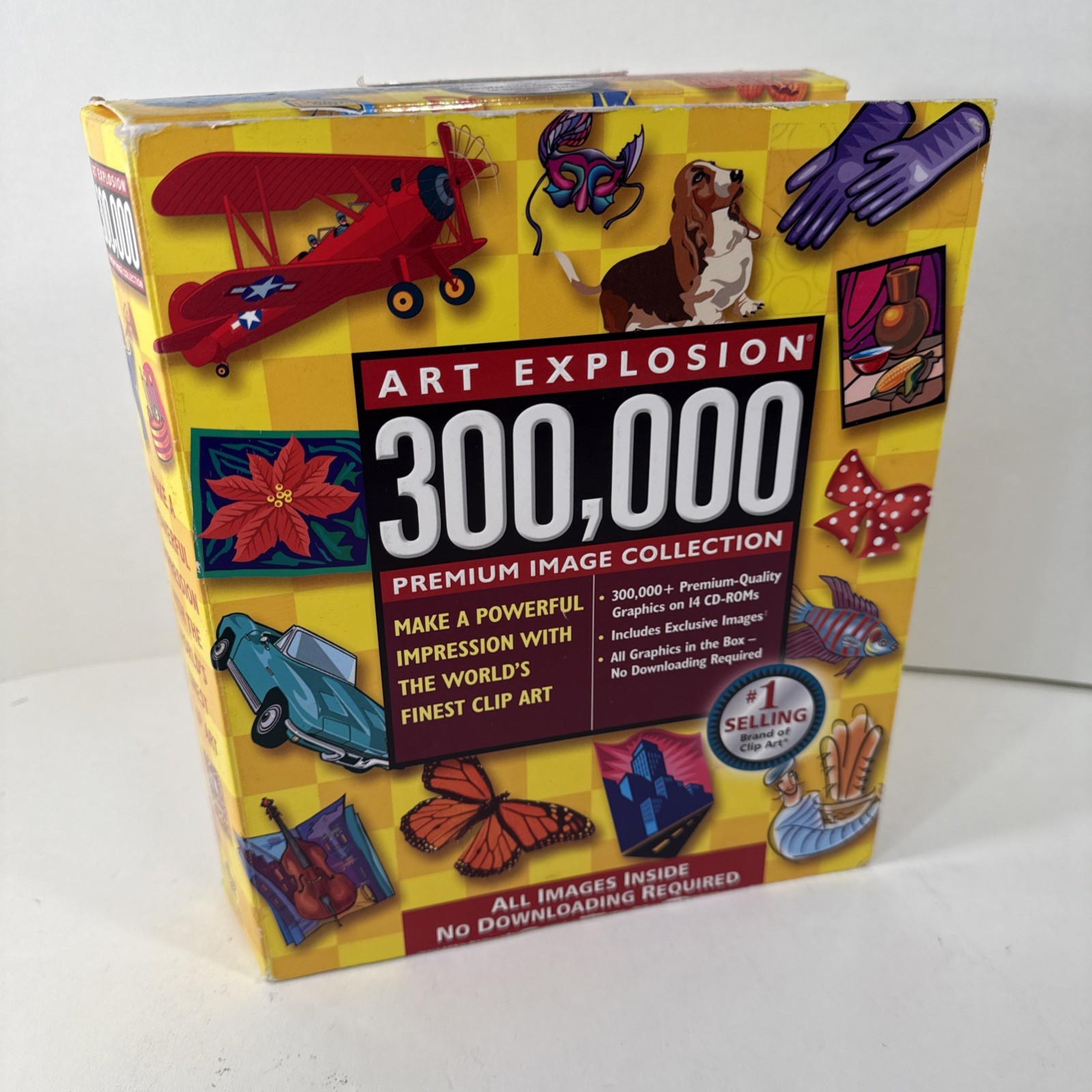 Art Explosion 300,000+ Premium Quality Graphics Library 14 CDs Windows XP/ME/98