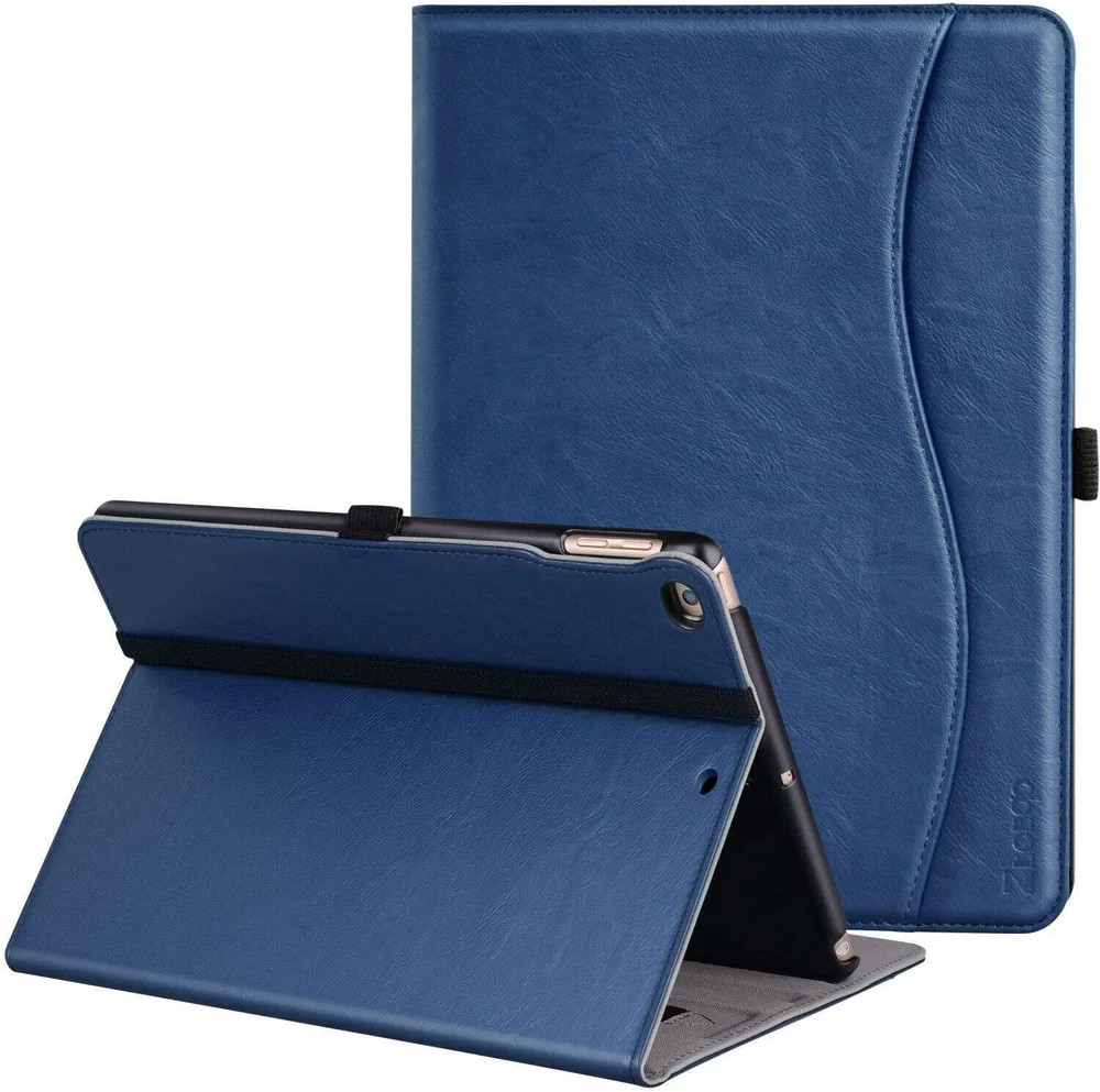 Ztotop Case for 5th/6th Gen 9.7inch Premium PU Leather Navy Blue