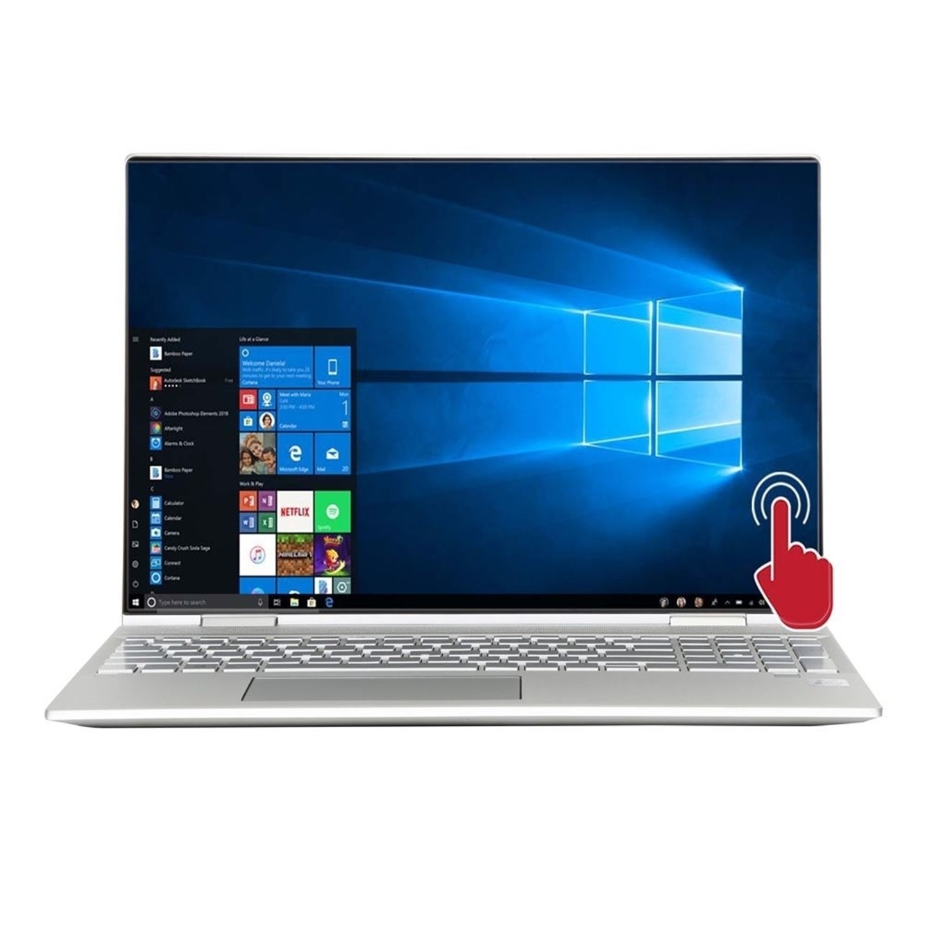 HP Envy X360 15M 15.6" 32GB 512GB, Natural Silver