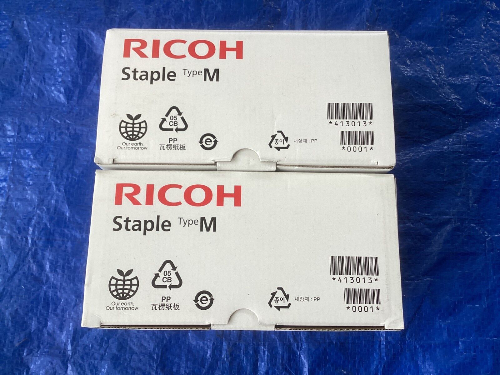 NEW Lot of 2 Genuine Ricoh Type M Staple Cartridge 413013
