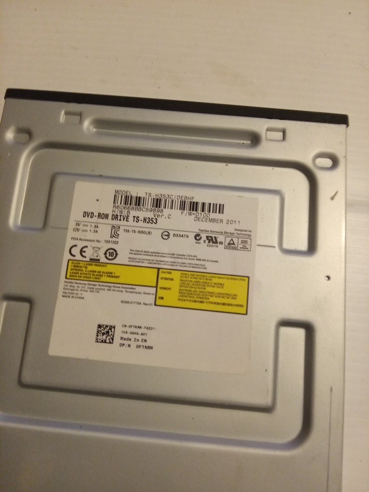 Toshiba Samsung TS-H353C/DEBHF DVD Internal SATA DL -