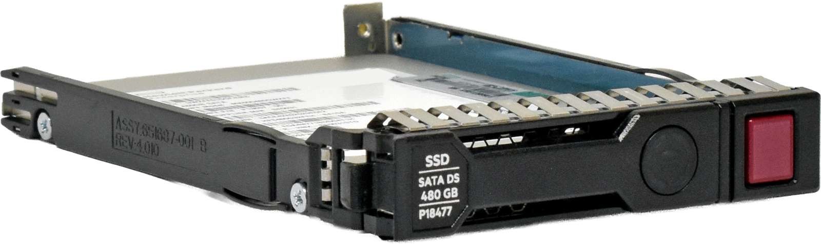 HP 480GB 2.5" 6G SATA SSD P18477-001 +Caddy