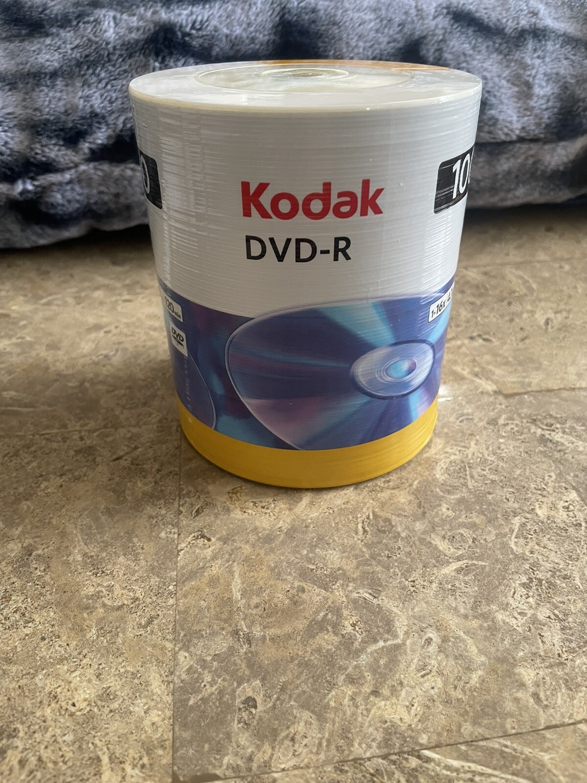 Kodak 16x 4.7GB 120-Minute DVD-R Media 100-Piece Pack - Spindle/Cake Box NEW