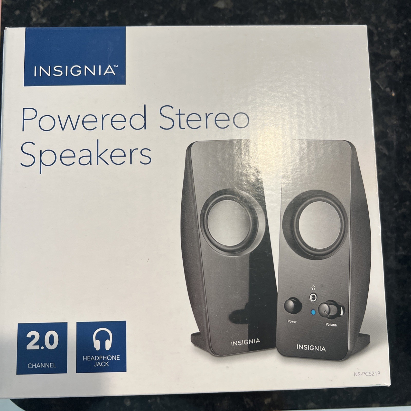 Insignia™ - Stereo Pc Speakers - Black Model:NS-PCS219