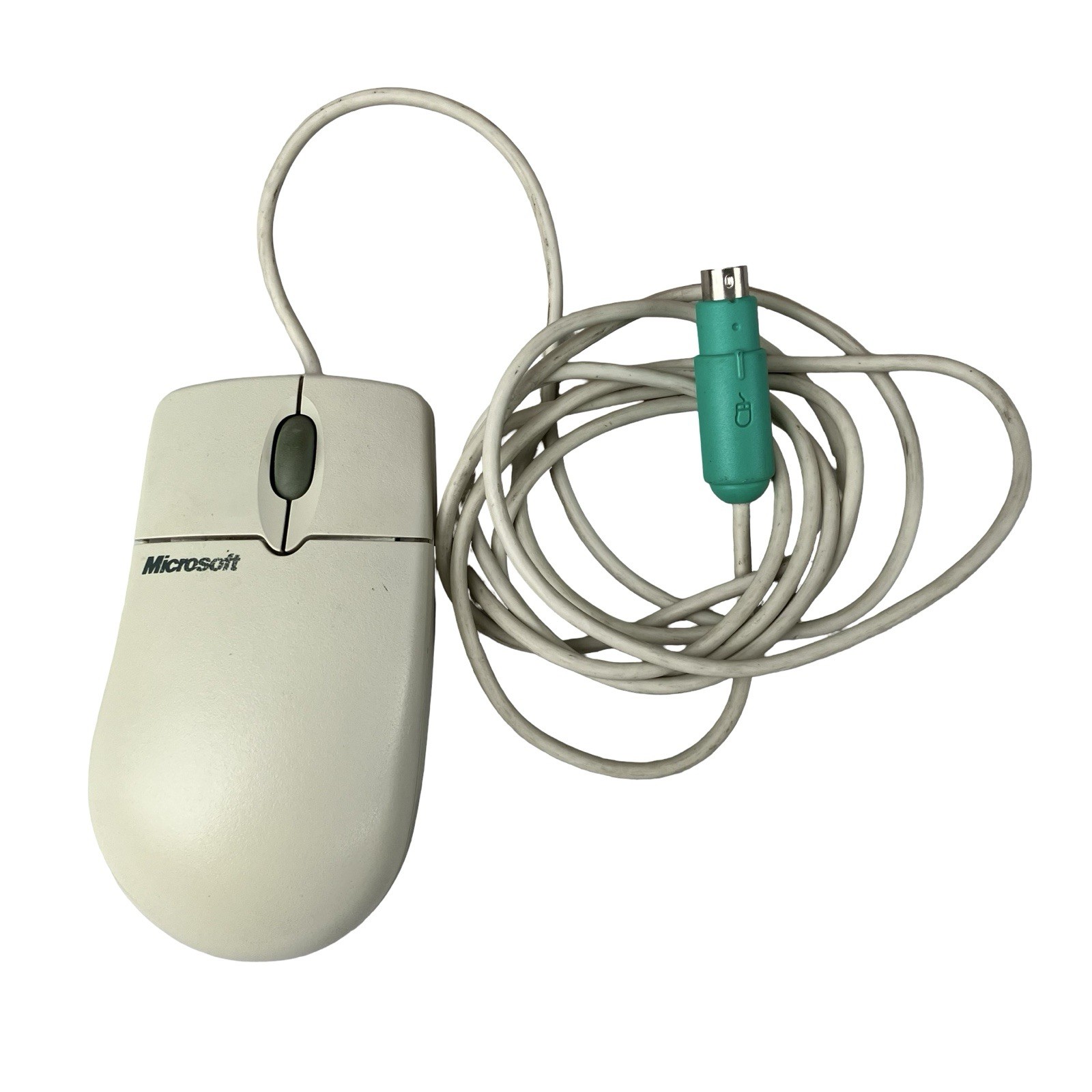 Vintage Microsoft IntelliMouse 1.1a Trackball Wheel Mouse USB & PS/2 X03-65047