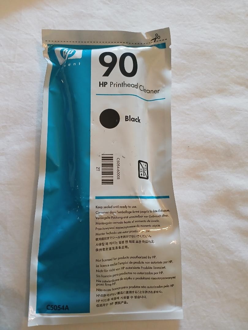 Genuine HP 90 C5054A Black Printhead Cleaner Only (No Printhead)