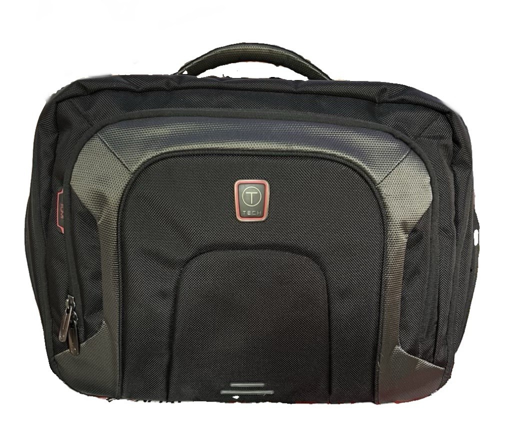 TUMI T-Tech Presidio Lombard Duffel Tote Bag Weekender Carry On Black/Grey