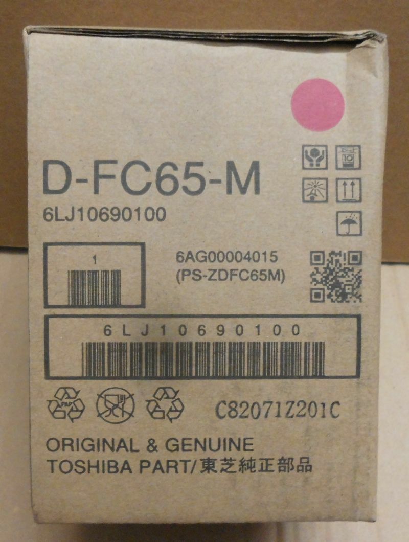 Toshiba D-FC65-M Developer Developer Magenta e-STUDIO 5540c 6540c 6550c Original Box B