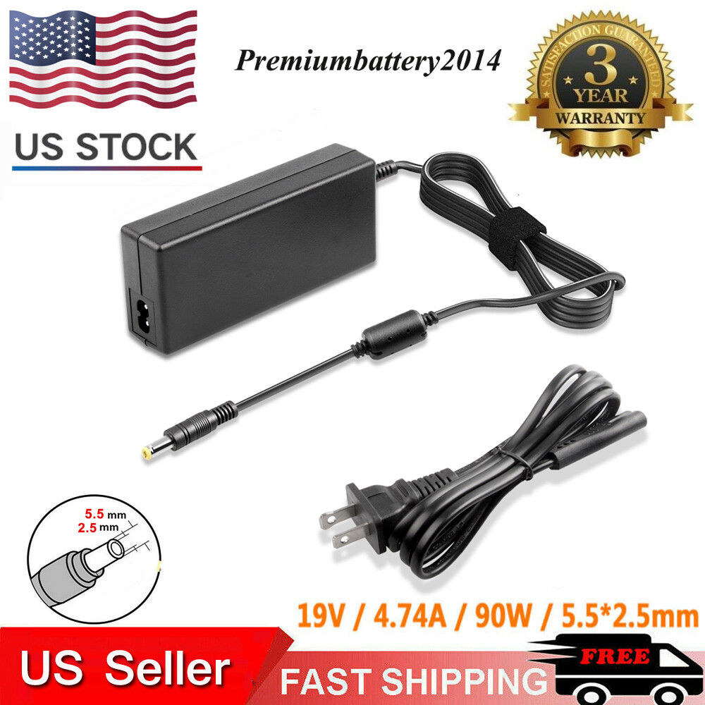 90W 19V 4.74A AC Power Adapter Charger LAPTOP For ASUS/IBM/Lenovo/HP/Toshiba
