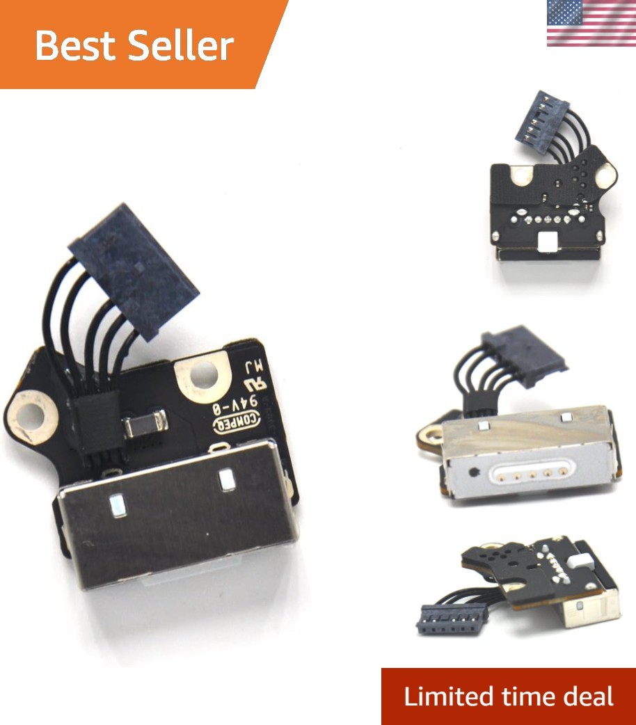 High-Quality Replacement DC Jack for MacBook Pro Retina A1398 15" - Part 820-...