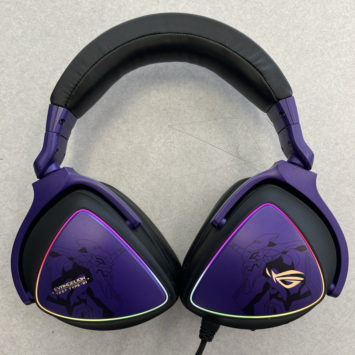 Asus ROG Delta S Eva Edition Headset Neon Genesis Evangelion RGB Noise Canceling