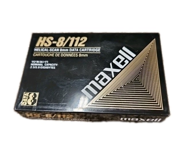 Maxell HS-8/112 8mm Helical Scan DDS DATA Data Cartridge Tapes New