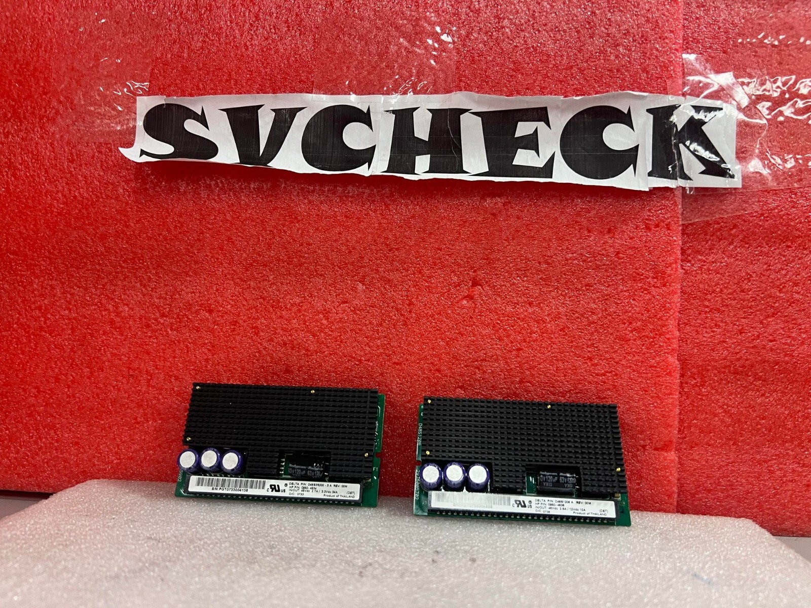 LOT of 2 HP RX4640 VOLTAGE REGULATOR 48V 12V 10A MODULE 0950-4636 D48S1206