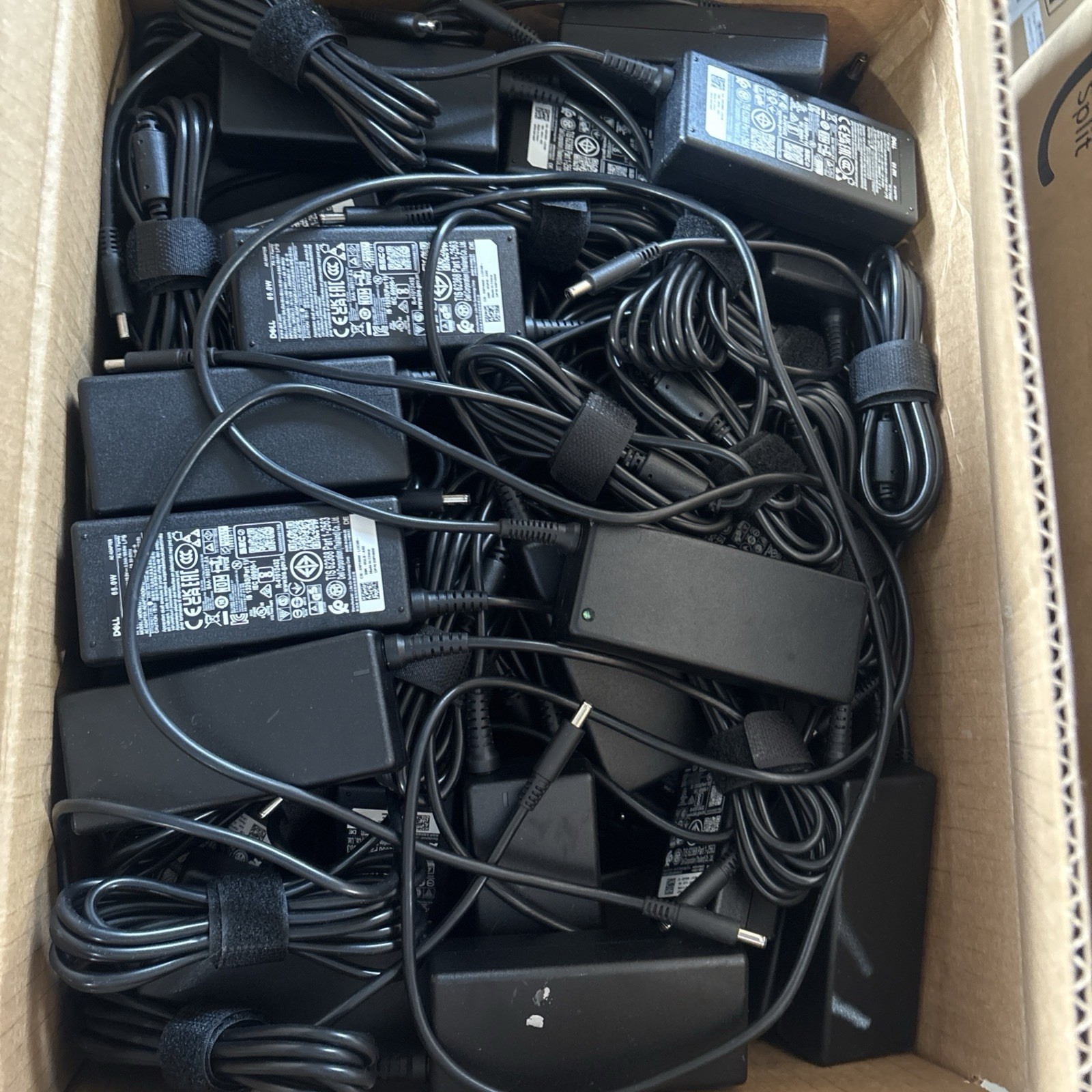 lot of 10 Genuine Dell 65W AC Adapter small 4.5mm for Chromebook Inspiron XPS