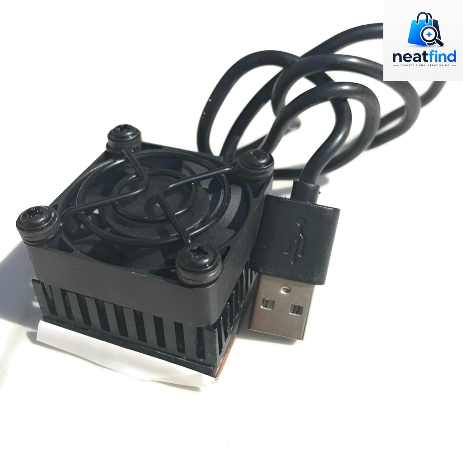 40mm Heatsink Fan USB Aluminum 3-pin 5V 20dB thermal tape for Desktop GPU