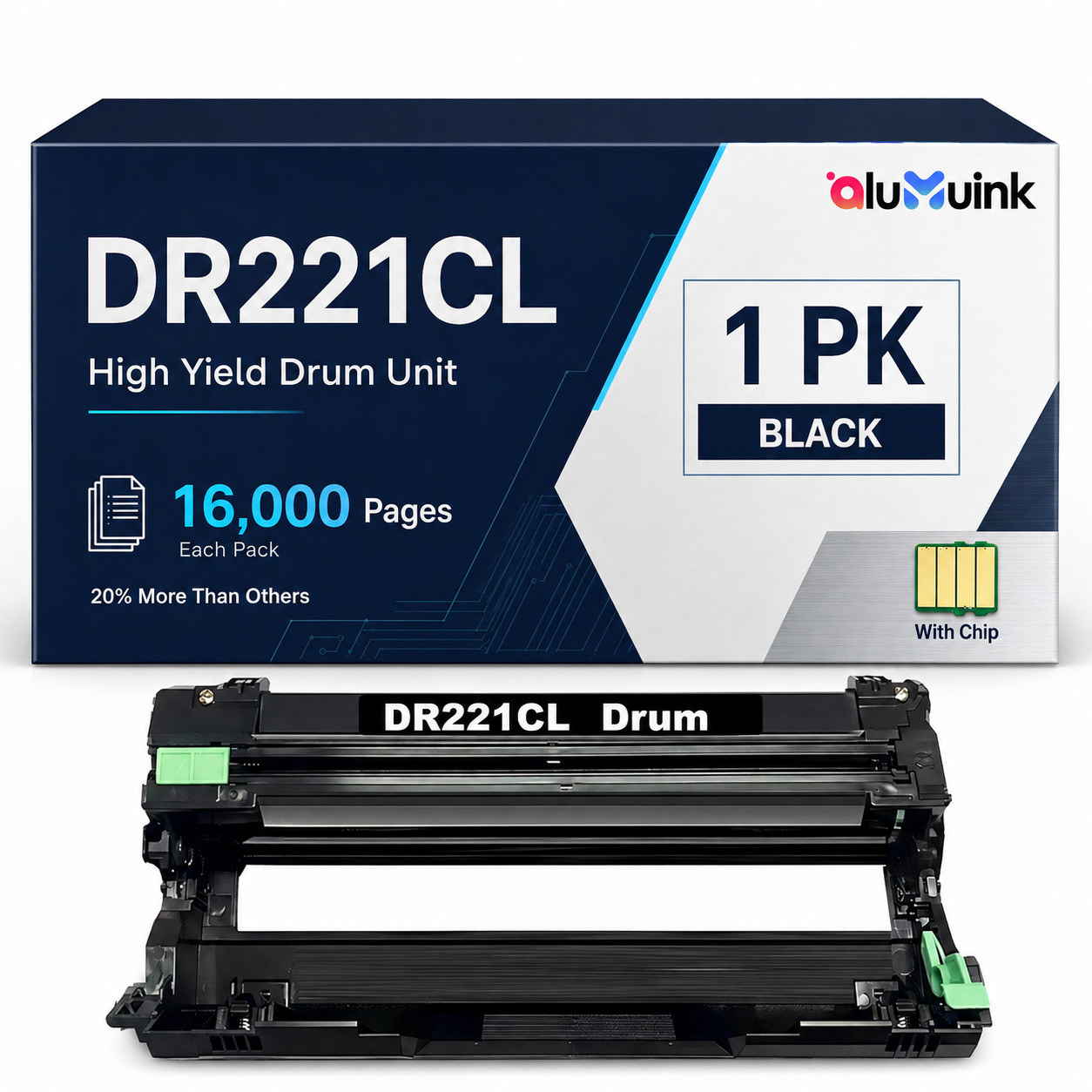 DR-221CL Black Drum Unit  for HL-3140CW HL-3150CDN HL-3170CDW HL-3180CDW