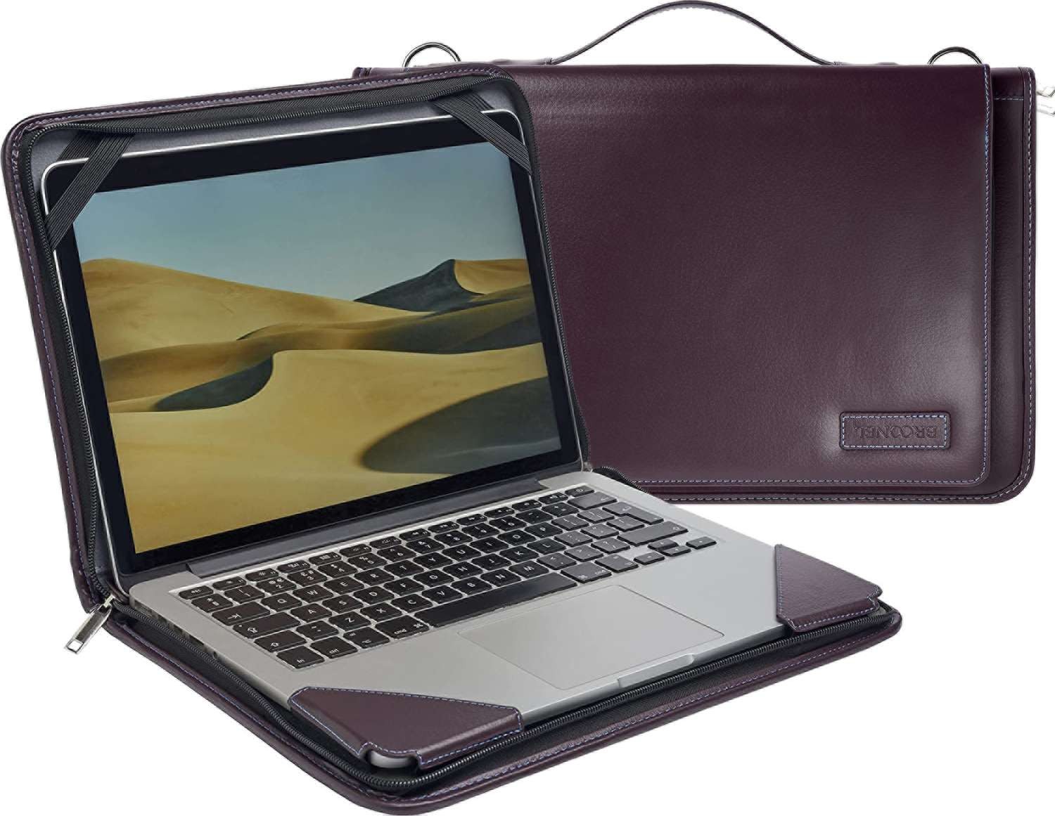 Broonel Purple Case For Razor Blade Stealth QHD 13.3