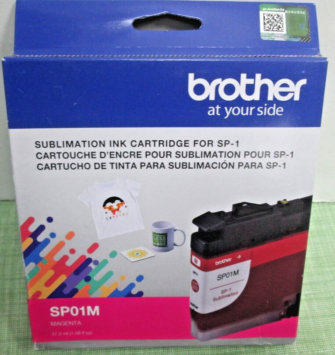 GENUINE BROTHER SP01MS STANDARD CAPACITY INK CARTRIDGE MAGENTA  NEW  07/2025+