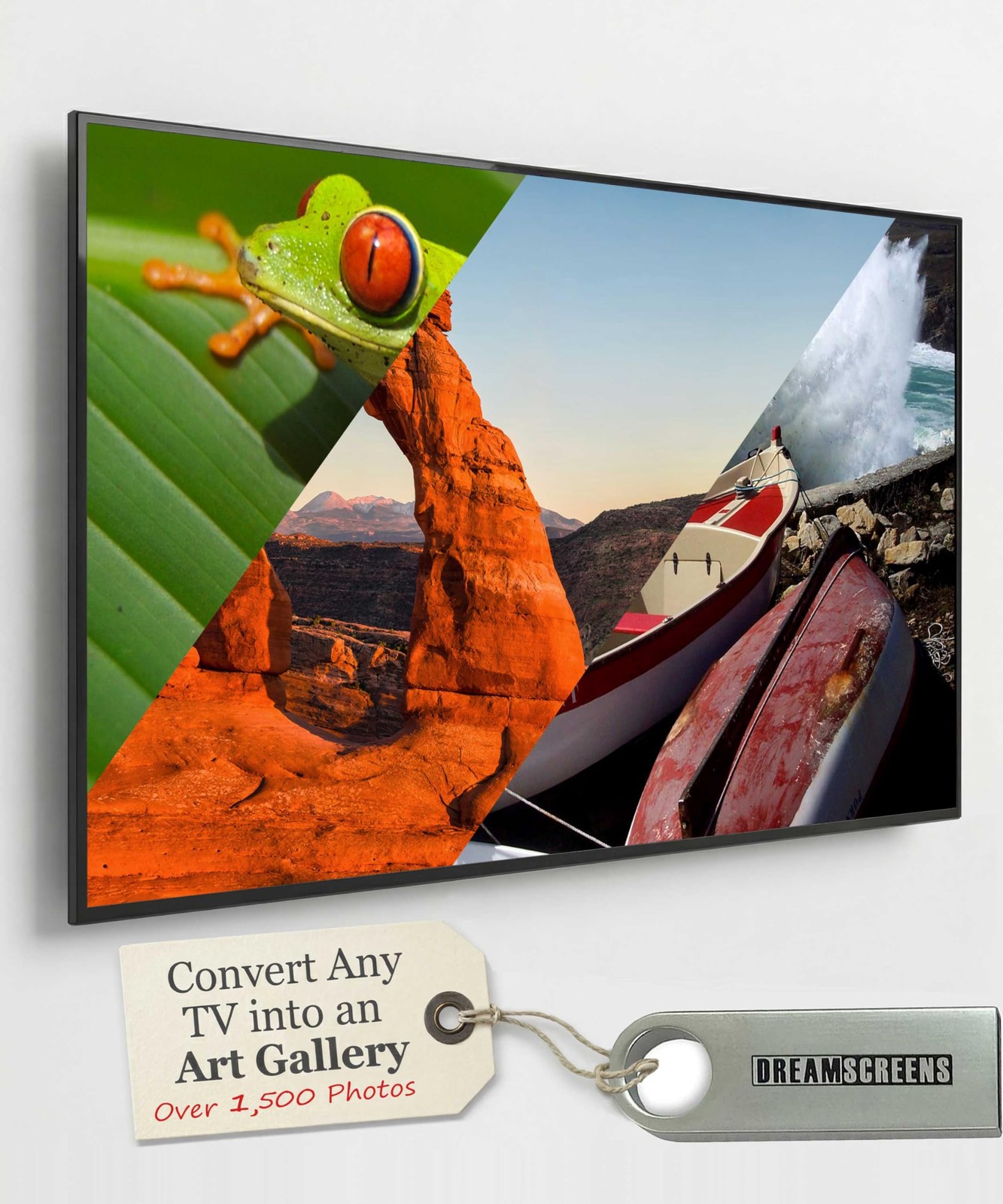 Television Photo Screensaver - TV Art - USB Photo Bundle