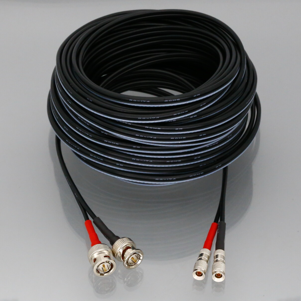RF Coax Dual Crystal Cable BNC male to DIN 1.0/2.3 35FT for T3/E3 Router Antenna